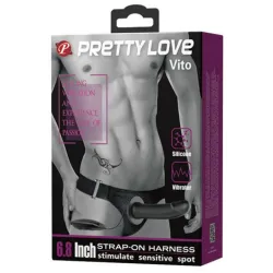 Pretty Love Gode ceinture vibrant Vito 17 x 4cm